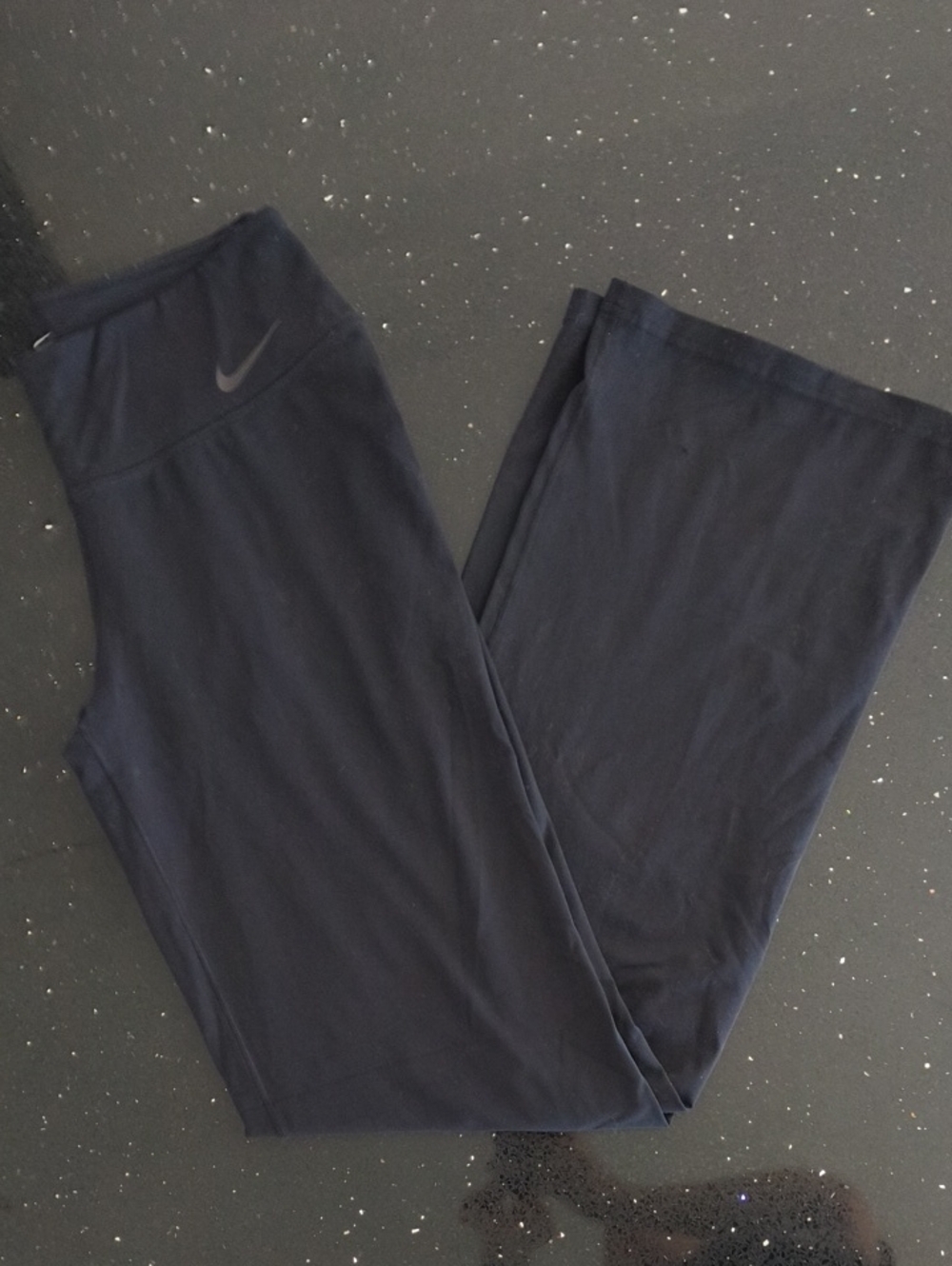 Nike Dri-Fit Black Wide Leg Athletic Pant Medium Women's